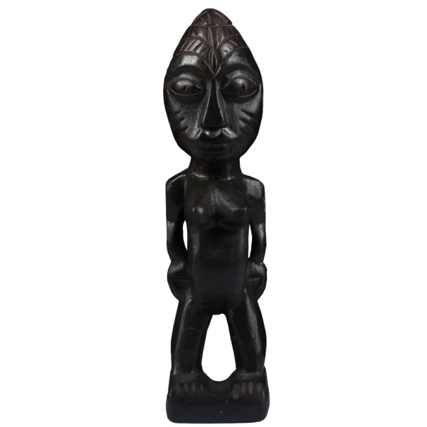 Estatueta Africana de Madeira - 33cm