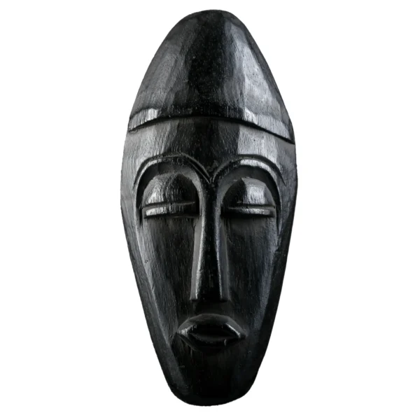 Máscara de Madeira Africana - 30cm