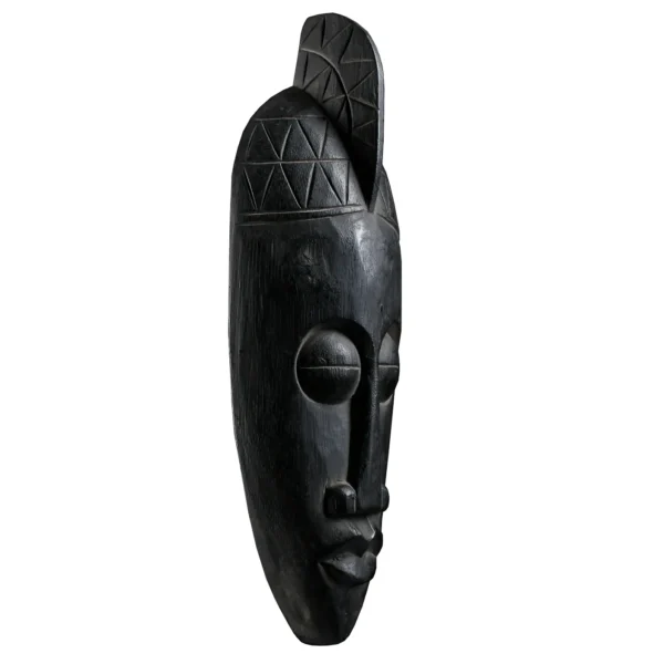 Máscara de Madeira Africana - 40cm - Imagem 2