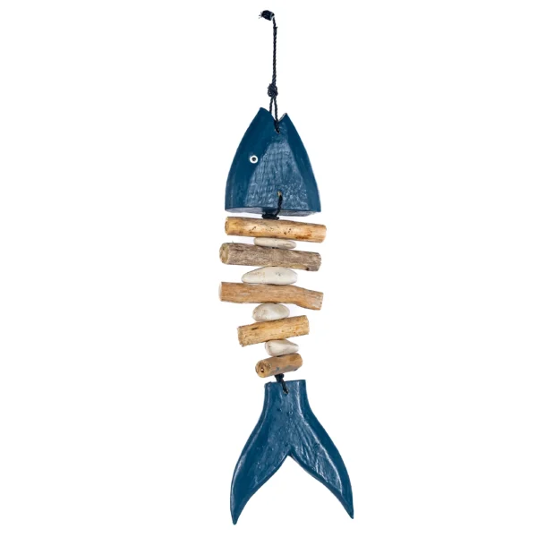 CONTR24 - Peixe Esqueleto Azul Forte - 30cm