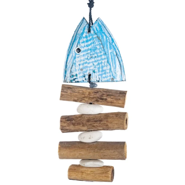 CONTR24 - Peixe Esqueleto Azul - 30cm - Imagem 2