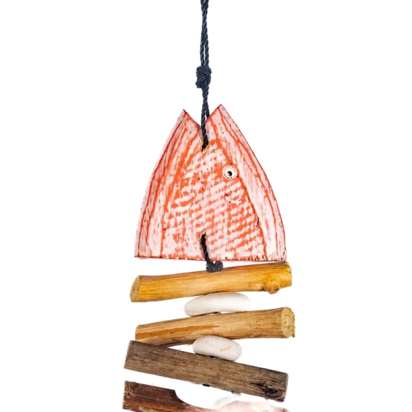 CONTR24 - Peixe Esqueleto Vermelho - 30cm - Imagem 2
