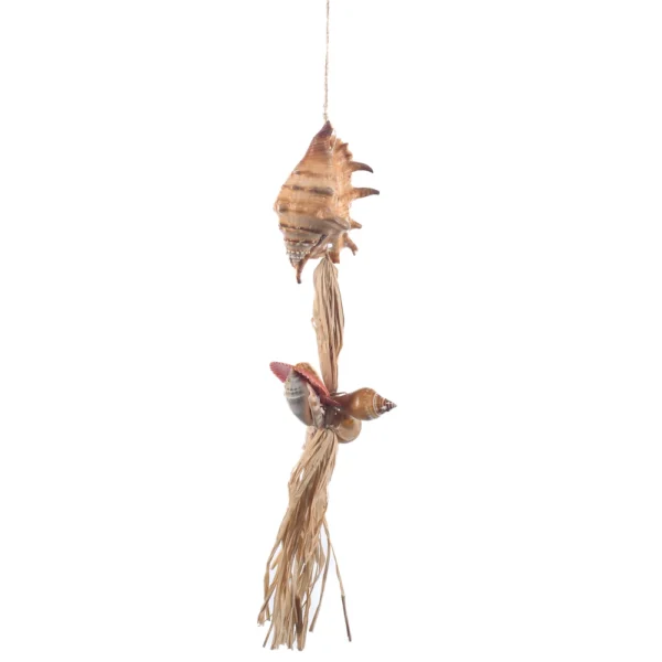 Pendente de Porta (Lambis e Raffia - 56,5cm)