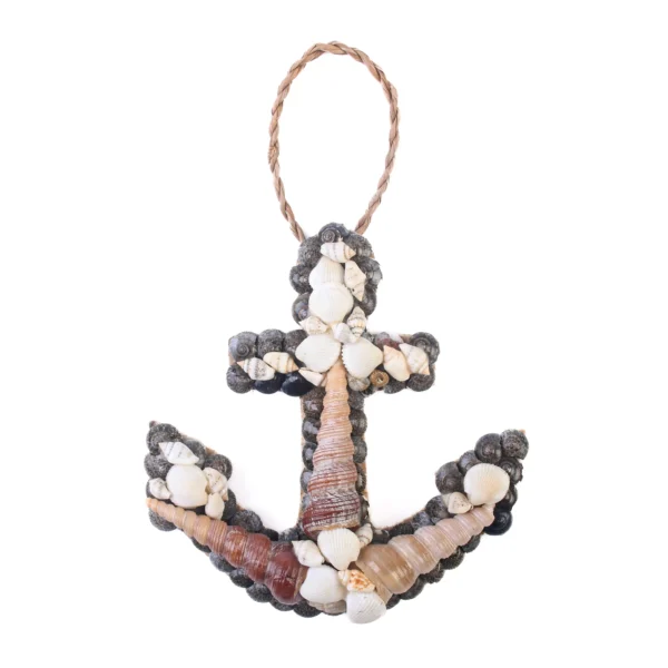 Âncora Decorativa com Conchas - 20x13cm