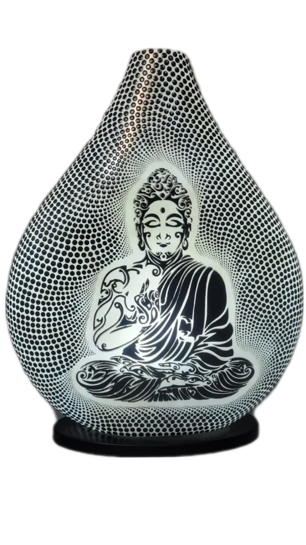 CONTR24 - Luminária Gota Buda Sentado - 43cm