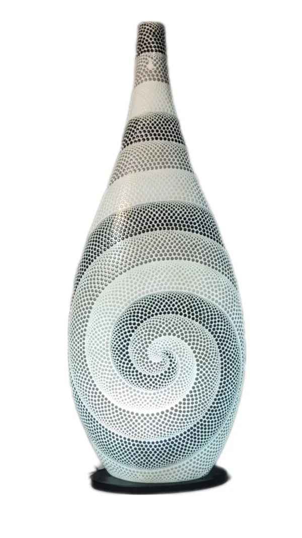 CONTR24 - Luminária Spiral Geometria Sagrada - 80cm