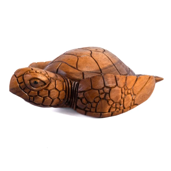 Tartaruga Box de Madeira - 39,5x26,5cm - Imagem 2