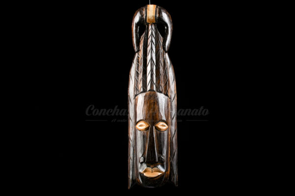 Máscara de Madeira  Africana - 50cm - Imagem 2