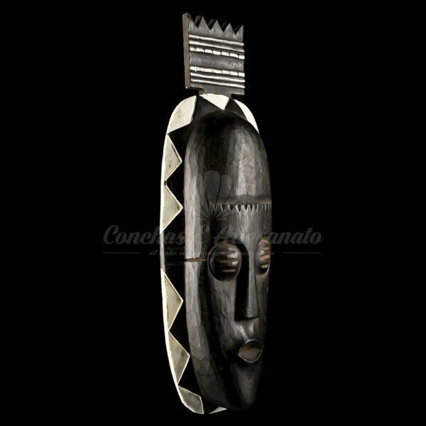 Máscara de Madeira Africana - 50cm - Imagem 3