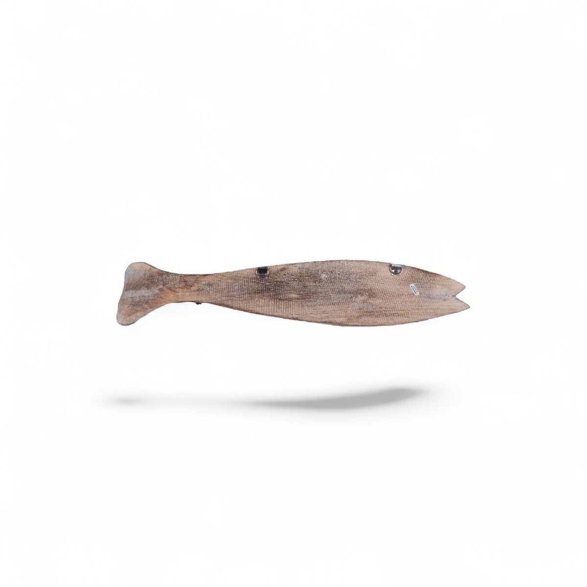 Cabideiro de Madeira de Bali Peixe Azul Escuro - 55cm - Imagem 2