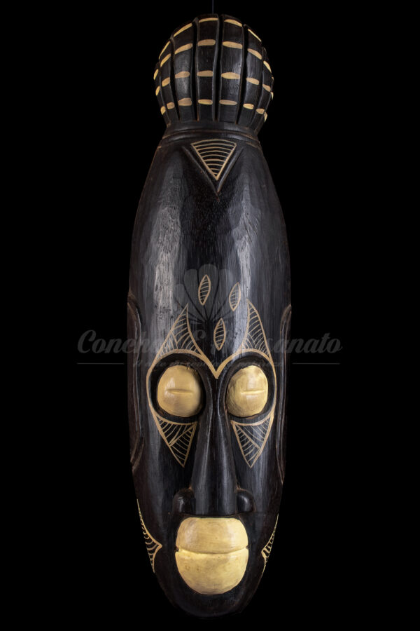 Máscara de Madeira Africana - 50cm - Imagem 2