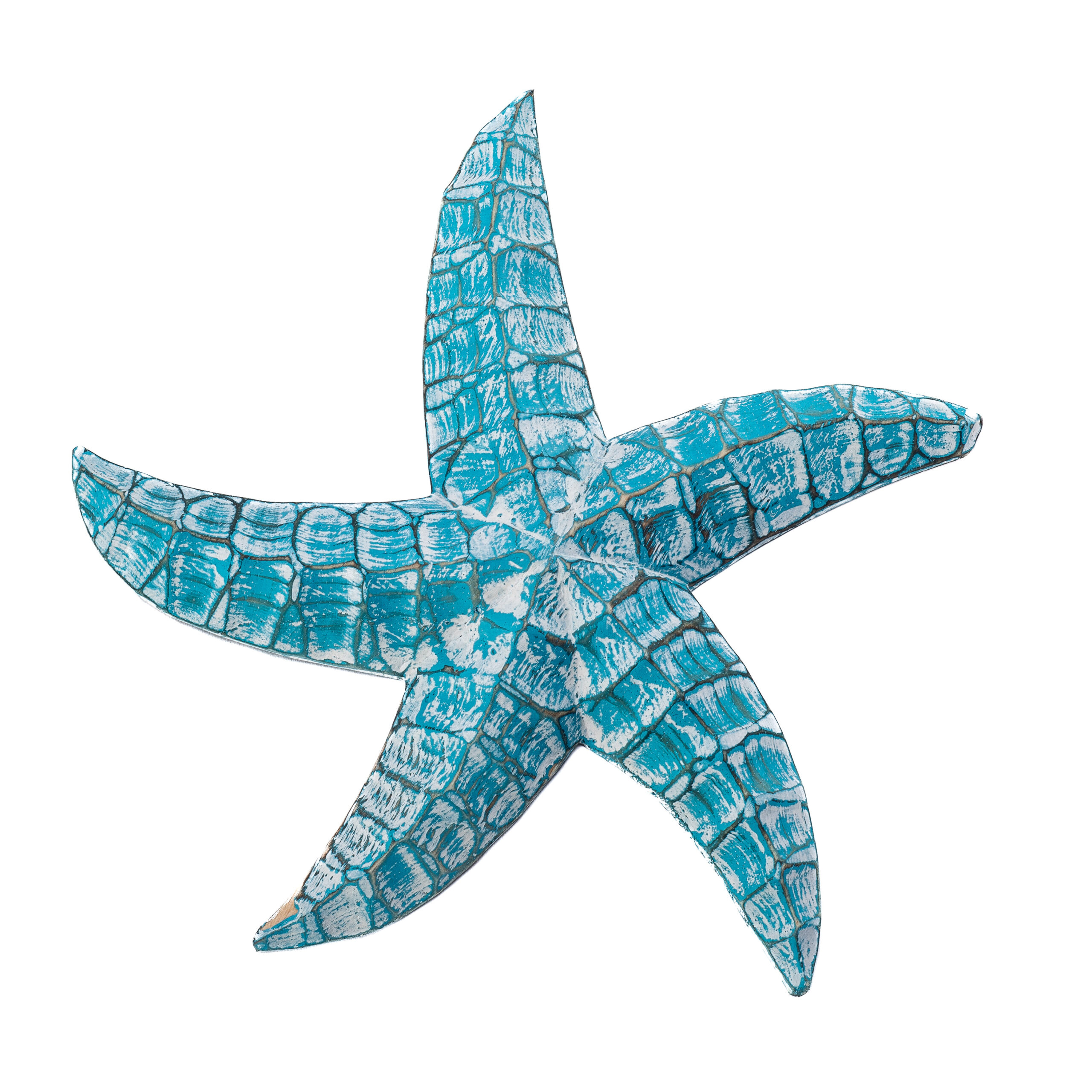 Estrela de Madeira Verde - 35cm