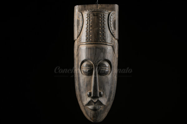 Máscara de Madeira Africana - 40cm - Imagem 3