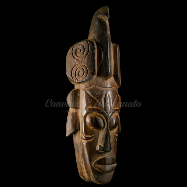 Máscara de Madeira Africana - 50cm - Imagem 3