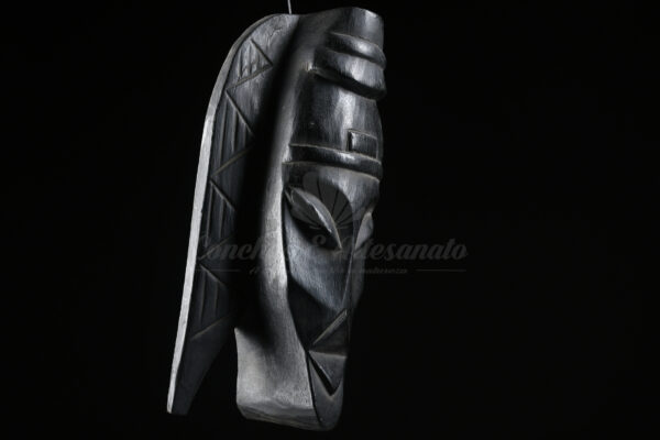 Máscara de Madeira Africana - 30cm - Imagem 3