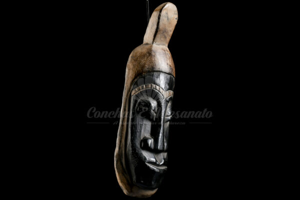 Máscara de Madeira Africana - 30cm - Imagem 3
