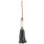 Tassel de Bali com Conchas White Moon e Macramê Cinza - 40cm