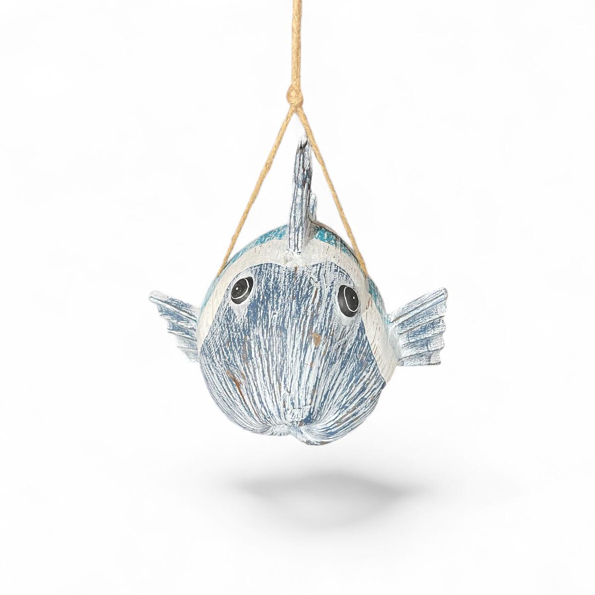 Peixe de Coco Listrado - 30x32cm - Imagem 2