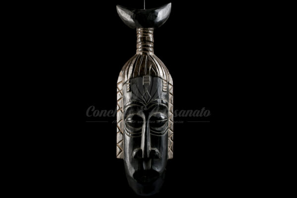 Máscara de Madeira Africana - 50cm - Imagem 2