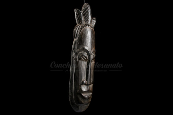 Máscara de Madeira Africana - 50cm - Imagem 2