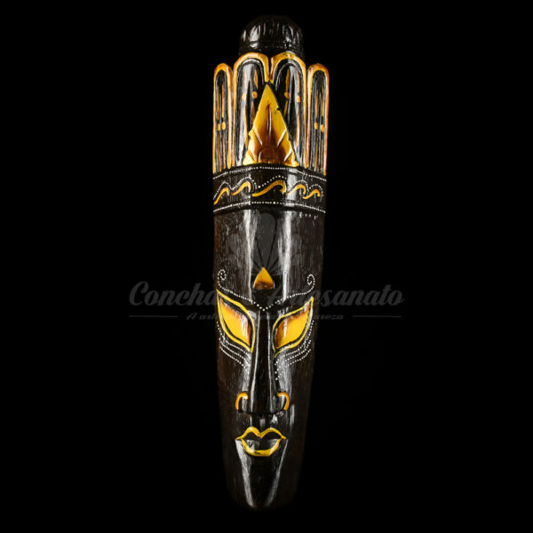 Máscara de Madeira Africana - 50cm - Imagem 2