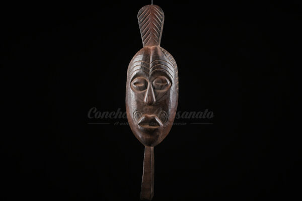 Máscara de Madeira Africana - 50cm - Imagem 2