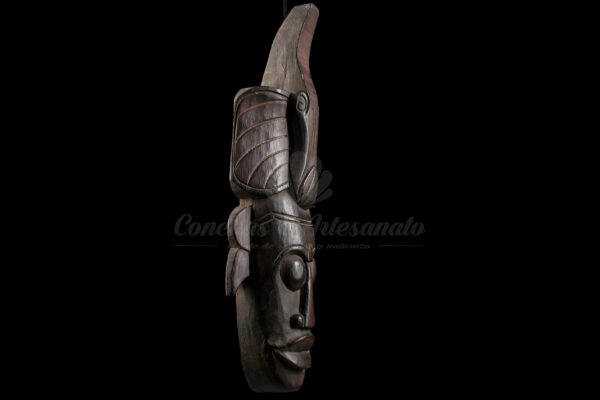 Máscara de Madeira Africana - 50cm - Imagem 3