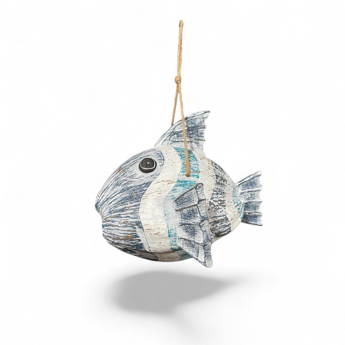 Peixe de Coco Listrado - 30x32cm