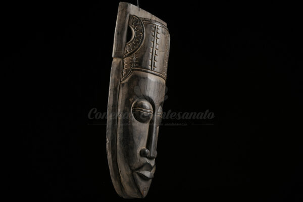Máscara de Madeira Africana - 40cm - Imagem 2