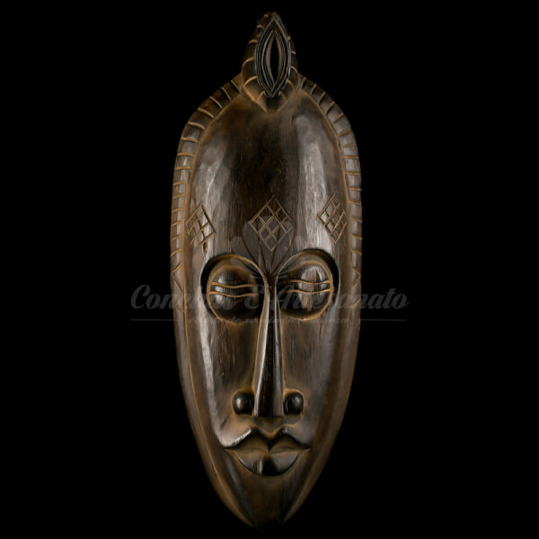 Máscara de Madeira Africana - 40cm - Imagem 2